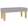 Boxspringbett mit hellgrauer Stoffmatratze 100x200 cm von vidaXL, Betten und Lattenroste - Ref: Foro24-3137053, Preis: 363,13...