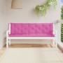 Cojines de banco de jardín 2 uds tela Oxford rosa de vidaXL, Cojines para sillas y sofás - Ref: Foro24-361733, Precio: 51,44 ...