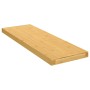 Estante de pared de bambú 60x20x2,5 cm en Estanterías | Comprar online en Foru.es
