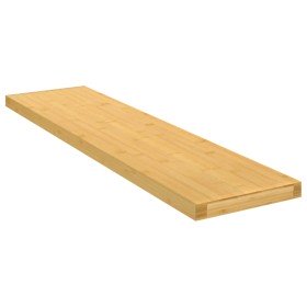Estante de pared de bambú 80x20x2,5 cm en Estanterías | Comprar online en Foru.es
