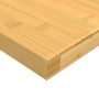 Estante de pared de bambú 80x20x2,5 cm en Estanterías | Comprar online en Foru.es