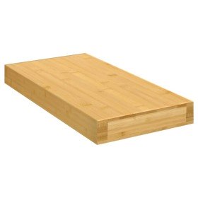 Estante de pared de bambú 40x20x4 cm en Estanterías | Comprar online en Foru.es