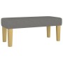 Cama box spring con colchón tela gris oscuro 100x200 cm de vidaXL, Camas y somieres - Ref: Foro24-3137374, Precio: 389,12 €, ...