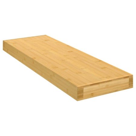 Estante de pared de bambú 60x20x4 cm en Estanterías | Comprar online en Foru.es