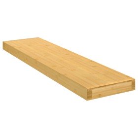 Estante de pared de bambú 80x20x4 cm en Estanterías | Comprar online en Foru.es