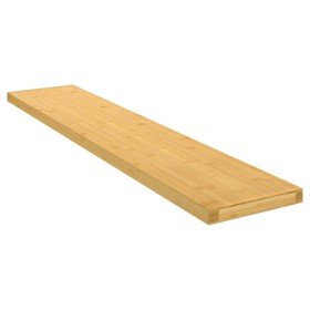 Estante de pared de bambú 100x20x4 cm en Estanterías | Comprar online en Foru.es