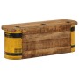 Banco almacenaje/Aparador madera maciza reciclada 120x30x40 cm en Bancos | Comprar online en Foru.es