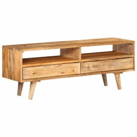 Mueble de TV madera maciza de mango 110x30x41 cm en Muebles TV | Comprar online en Foru.es