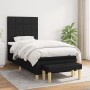 Cama box spring con colchón tela negro 80x200 cm de vidaXL, Camas y somieres - Ref: Foro24-3137111, Precio: 314,99 €, Descuen...