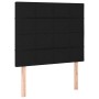 Cama box spring con colchón tela negro 80x200 cm de vidaXL, Camas y somieres - Ref: Foro24-3137111, Precio: 314,99 €, Descuen...