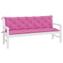 Cojines de banco de jardín 2 uds tela Oxford rosa de vidaXL, Cojines para sillas y sofás - Ref: Foro24-361733, Precio: 51,44 ...