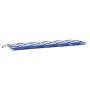 Cojines banco de jardín 2 uds tela Oxford azul y blanco a rayas de vidaXL, Cojines para sillas y sofás - Ref: Foro24-361728, ...