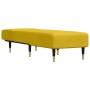 Sofá diván de terciopelo amarillo en Divanes | Comprar online en Foru.es