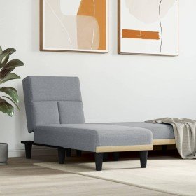 Sofá diván de tela gris claro en Divanes | Comprar online en Foru.es