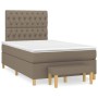 Cama box spring con colchón tela gris taupe 120x200 cm de vidaXL, Camas y somieres - Ref: Foro24-3137385, Precio: 467,92 €, D...