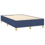 Cama box spring con colchón tela azul 120x200 cm de vidaXL, Camas y somieres - Ref: Foro24-3137147, Precio: 455,01 €, Descuen...