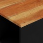 Mesa de centro de madera maciza de acacia 60x50x35 cm en Mesas de centro | Comprar online en Foru.es