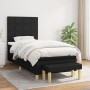 Cama box spring con colchón tela negro 90x190 cm de vidaXL, Camas y somieres - Ref: Foro24-3137119, Precio: 335,75 €, Descuen...