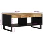 Mesa de centro de madera maciza mango 90x50x40 cm en Mesas de centro | Comprar online en Foru.es