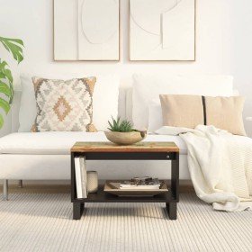 Mesa de centro de madera maciza reciclada 60x50x40 cm en Mesas de centro | Comprar online en Foru.es