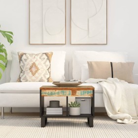 Mesa de centro de madera maciza reciclada 55x50x40 cm en Mesas de centro | Comprar online en Foru.es