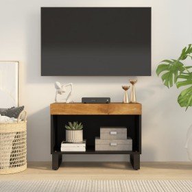 Mueble de TV madera maciza de mango 60x33x43,5 cm en Muebles TV | Comprar online en Foru.es