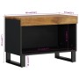 Mueble de TV madera maciza de mango 60x33x43,5 cm en Muebles TV | Comprar online en Foru.es