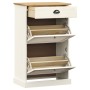 Zapatero VIGO madera maciza de pino blanco 60x35x96 cm en Zapateros y organizadores de calzado | Comprar online en Foru.es