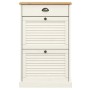 Zapatero VIGO madera maciza de pino blanco 60x35x96 cm en Zapateros y organizadores de calzado | Comprar online en Foru.es