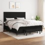 Cama box spring con colchón tela negro 180x200 cm de vidaXL, Camas y somieres - Ref: Foro24-3136775, Precio: 650,98 €, Descue...