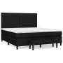 Cama box spring con colchón tela negro 180x200 cm de vidaXL, Camas y somieres - Ref: Foro24-3136775, Precio: 650,98 €, Descue...