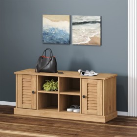 Banco zapatero VIGO madera maciza de pino 106x35x45 cm en Bancos para recibidores y almacenamiento | Comprar online en Foru.es