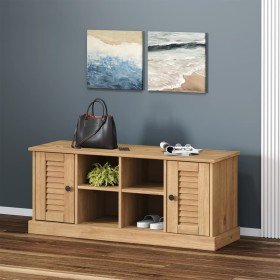 Banco zapatero VIGO madera maciza de pino 106x35x45 cm en Bancos para recibidores y almacenamiento | Comprar online en Foru.es
