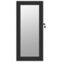 Espejo con joyero de pared negro 30x8,5x67 cm en Espejos | Comprar online en Foru.es