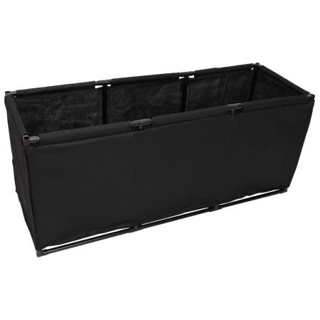 Caja de almacenaje tela negra 105x34,5x45 cm de vidaXL, Baúles de almacenamiento - Ref: Foro24-343148, Precio: 28,23 €, Descu...