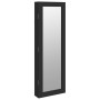 Espejo con joyero de pared negro 30x8,5x90 cm en Espejos | Comprar online en Foru.es