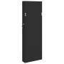 Espejo con joyero de pared negro 30x8,5x90 cm en Espejos | Comprar online en Foru.es