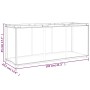 Caja de almacenaje tela negra 105x34,5x45 cm de vidaXL, Baúles de almacenamiento - Ref: Foro24-343148, Precio: 28,23 €, Descu...