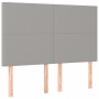 Cama box spring con colchón tela gris claro 140x190 cm de vidaXL, Camas y somieres - Ref: Foro24-3136989, Precio: 537,46 €, D...