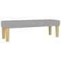 Cama box spring con colchón tela gris claro 140x190 cm de vidaXL, Camas y somieres - Ref: Foro24-3136989, Precio: 537,46 €, D...