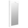 Espejo con joyero de pared blanco 37,5x10x90 cm en Espejos | Comprar online en Foru.es