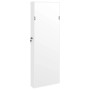 Espejo con joyero de pared blanco 37,5x10x106 cm en Espejos | Comprar online en Foru.es