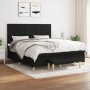 Cama box spring con colchón tela negro 180x200 cm de vidaXL, Camas y somieres - Ref: Foro24-3137175, Precio: 673,14 €, Descue...