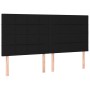 Cama box spring con colchón tela negro 180x200 cm de vidaXL, Camas y somieres - Ref: Foro24-3137175, Precio: 673,14 €, Descue...