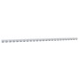 Riel de cortina acero inoxidable plateado 1 m de vidaXL, Cortinas y visillos - Ref: Foro24-153875, Precio: 19,32 €, Descuento: %