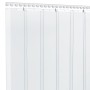 Riel de cortina acero inoxidable plateado 1 m de vidaXL, Cortinas y visillos - Ref: Foro24-153875, Precio: 19,32 €, Descuento: %