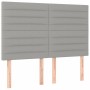 Cama box spring con colchón tela gris claro 140x190 cm de vidaXL, Camas y somieres - Ref: Foro24-3137229, Precio: 551,91 €, D...