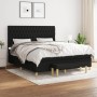 Cama box spring con colchón tela negro 180x200 cm de vidaXL, Camas y somieres - Ref: Foro24-3137415, Precio: 678,57 €, Descue...