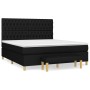 Cama box spring con colchón tela negro 180x200 cm de vidaXL, Camas y somieres - Ref: Foro24-3137415, Precio: 678,57 €, Descue...