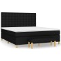 Cama box spring con colchón tela negro 180x200 cm de vidaXL, Camas y somieres - Ref: Foro24-3137495, Precio: 680,79 €, Descue...